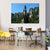 View Of Tianzishan Mountain Under Blue Sky In China Canvas Wall Art-1 Piece-Gallery Wrap-48" x 32"-Tiaracle