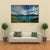 Torres Mountains From Lake Canvas Wall Art-3 Horizontal-Gallery Wrap-37" x 24"-Tiaracle