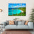 View Of Trunk Bay Canvas Wall Art-4 Horizontal-Gallery Wrap-34" x 24"-Tiaracle