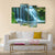 View Of Waterfall Canvas Wall Art-1 Piece-Gallery Wrap-48" x 32"-Tiaracle