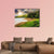 View On Lake Near The Forest Canvas Wall Art-4 Horizontal-Gallery Wrap-34" x 24"-Tiaracle