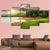 View On Lake Near The Forest Canvas Wall Art-1 Piece-Gallery Wrap-48" x 32"-Tiaracle