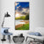 View On Lake Near The Forest Vertical Canvas Wall Art-1 Vertical-Gallery Wrap-12" x 24"-Tiaracle