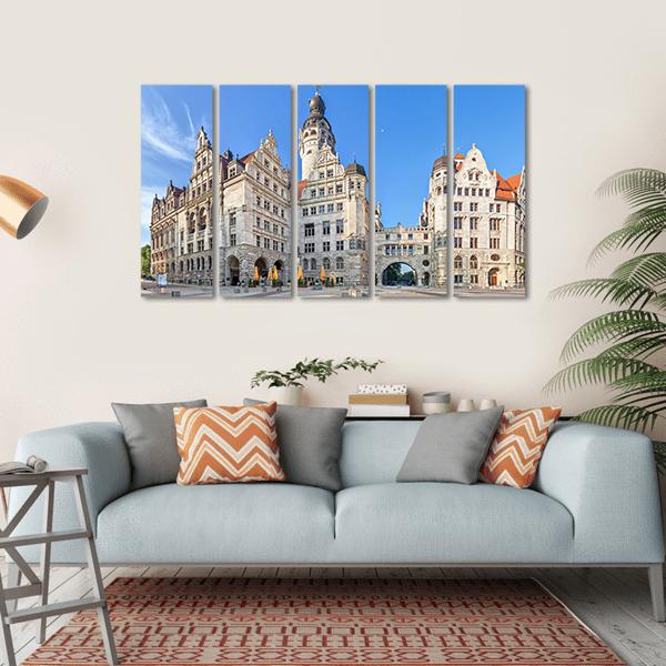 View On New Town Hall Canvas Wall Art-5 Horizontal-Gallery Wrap-22" x 12"-Tiaracle