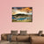 View On The Seascape With Mountains Canvas Wall Art-4 Horizontal-Gallery Wrap-34" x 24"-Tiaracle