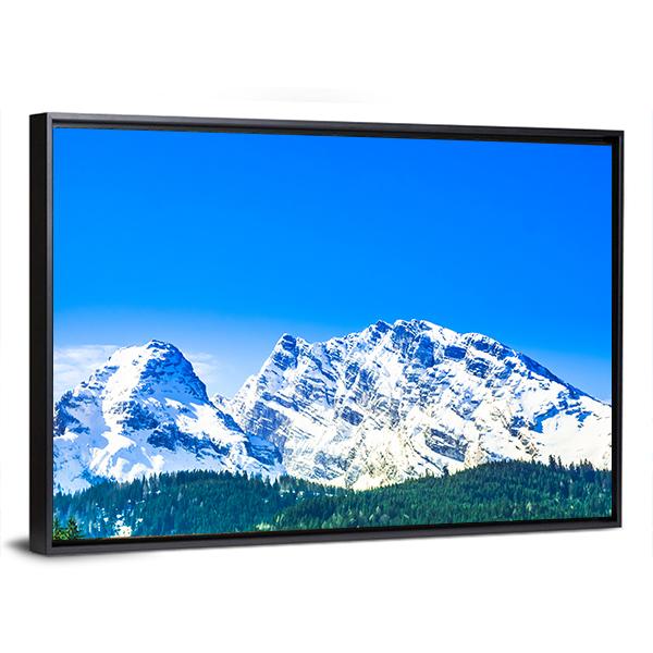View On Watzmann Mountain Canvas Wall Art-3 Horizontal-Gallery Wrap-25" x 16"-Tiaracle