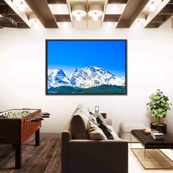 View On Watzmann Mountain Canvas Wall Art-3 Horizontal-Gallery Wrap-25" x 16"-Tiaracle