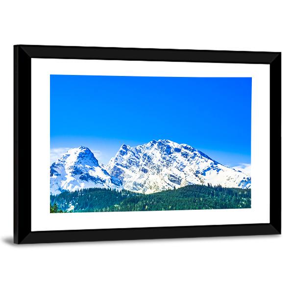 View On Watzmann Mountain Canvas Wall Art-3 Horizontal-Gallery Wrap-25" x 16"-Tiaracle