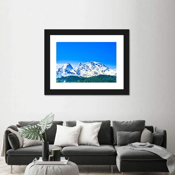 View On Watzmann Mountain Canvas Wall Art-3 Horizontal-Gallery Wrap-25" x 16"-Tiaracle