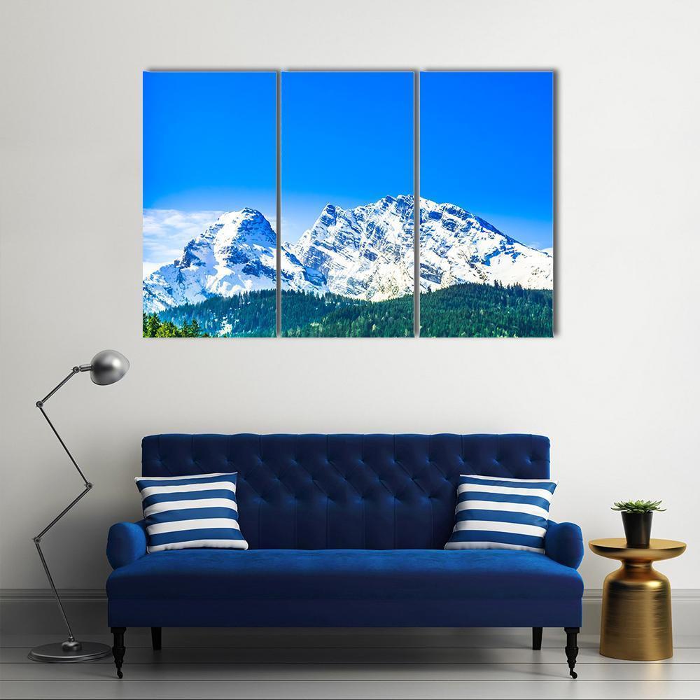 View On Watzmann Mountain Canvas Wall Art-3 Horizontal-Gallery Wrap-37" x 24"-Tiaracle