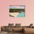 View Over Porthcurno Beach Canvas Wall Art-1 Piece-Gallery Wrap-48" x 32"-Tiaracle