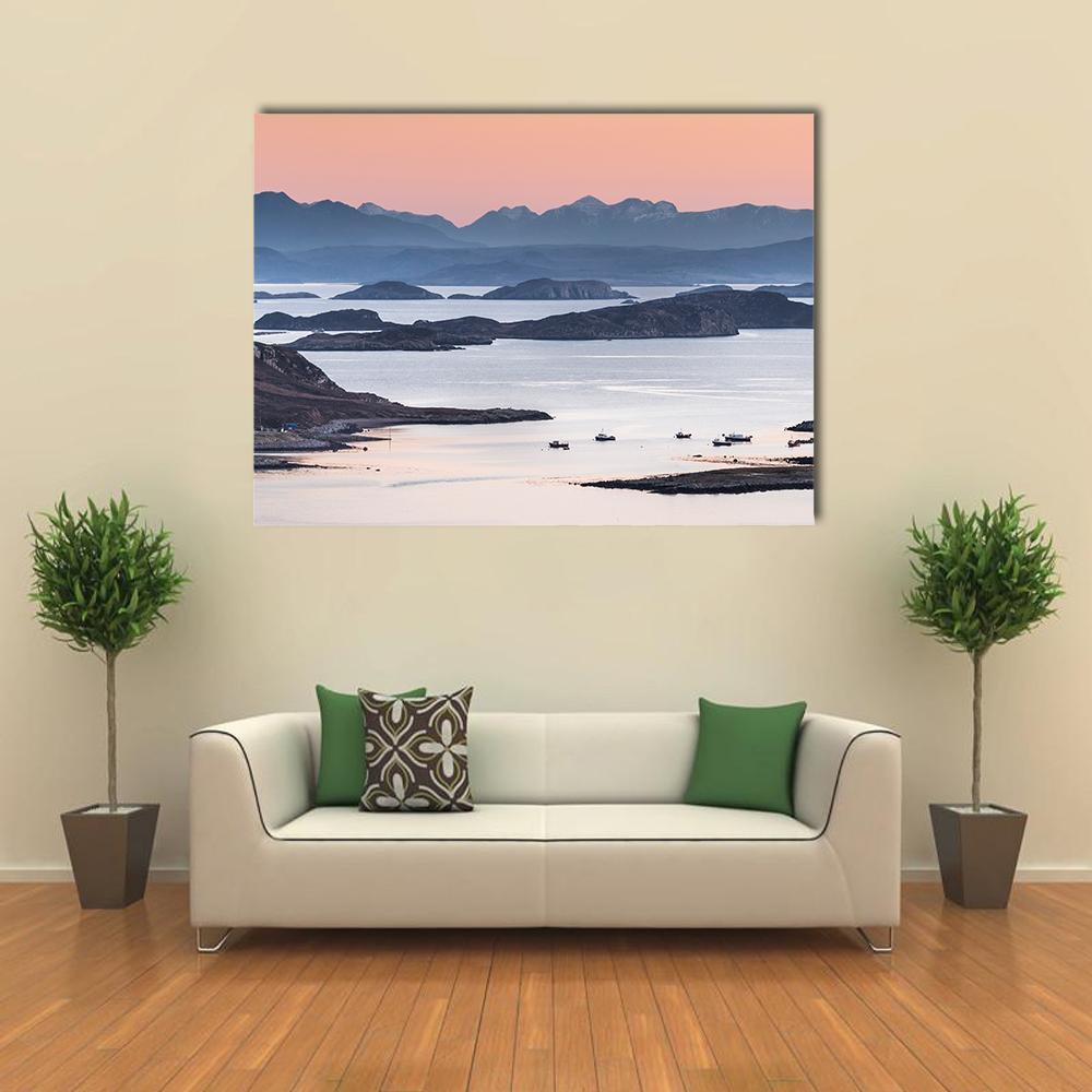 View Over Summer Isles Canvas Wall Art-1 Piece-Gallery Wrap-36" x 24"-Tiaracle