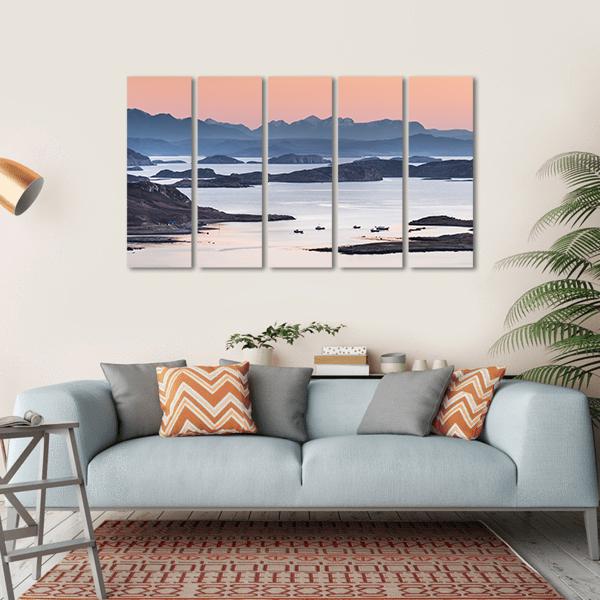 View Over Summer Isles Canvas Wall Art-5 Horizontal-Gallery Wrap-22" x 12"-Tiaracle