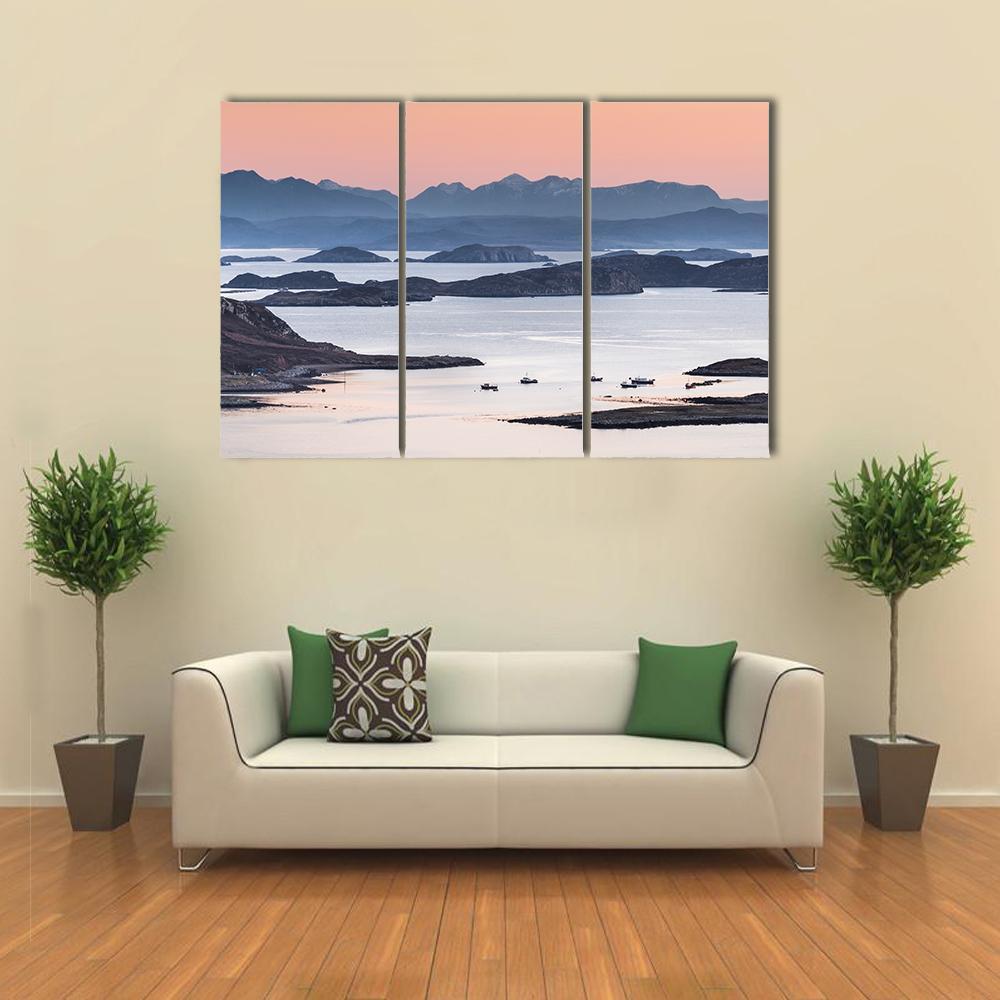 View Over Summer Isles Canvas Wall Art-3 Horizontal-Gallery Wrap-37" x 24"-Tiaracle