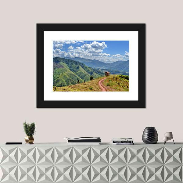 Views Of The Country's In Northern Thailand Canvas Wall Art-1 Piece-Framed Print-20" x 16"-Tiaracle