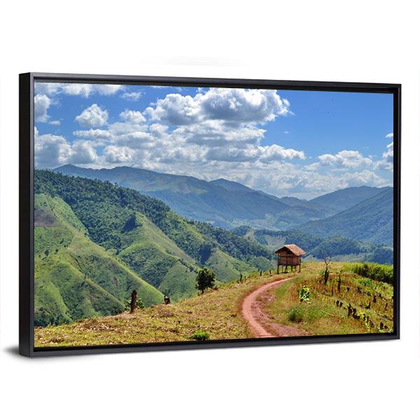 Views Of The Country's In Northern Thailand Canvas Wall Art-3 Horizontal-Gallery Wrap-25" x 16"-Tiaracle