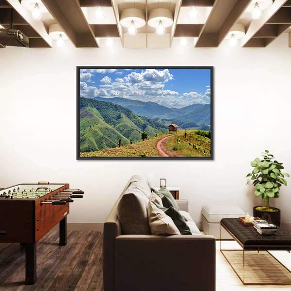 Views Of The Country's In Northern Thailand Canvas Wall Art-3 Horizontal-Gallery Wrap-25" x 16"-Tiaracle