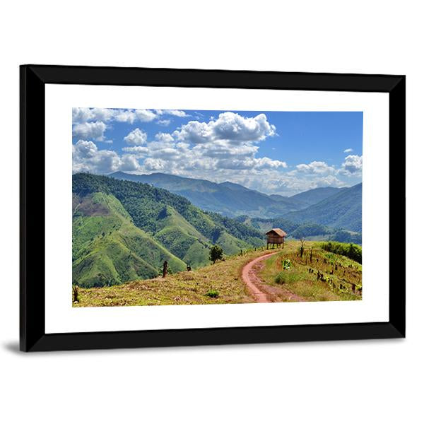 Views Of The Country's In Northern Thailand Canvas Wall Art-3 Horizontal-Gallery Wrap-25" x 16"-Tiaracle