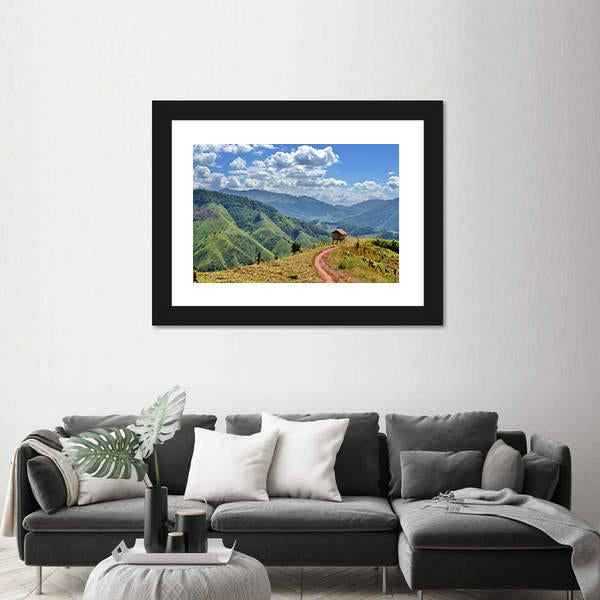 Views Of The Country's In Northern Thailand Canvas Wall Art-3 Horizontal-Gallery Wrap-25" x 16"-Tiaracle