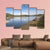 Views Of The Reservoir Of El Burguillo In Avila Spain Canvas Wall Art-5 Pop-Gallery Wrap-47" x 32"-Tiaracle