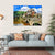 Village Of France Canvas Wall Art-4 Square-Gallery Wrap-17" x 17"-Tiaracle