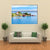 Village With Red Buildings In Finnish Archipelago Canvas Wall Art-5 Star-Gallery Wrap-62" x 32"-Tiaracle