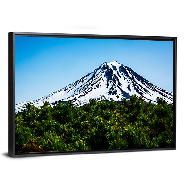 Viluchinskiy Volcano Kamchatka In Russia Canvas Wall Art-3 Horizontal-Gallery Wrap-25" x 16"-Tiaracle
