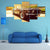 Vintage Car In Blur Motion Canvas Wall Art-1 Piece-Gallery Wrap-48" x 32"-Tiaracle