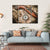 Vintage Still Life With Compass Sextant And Spyglass Canvas Wall Art-1 Piece-Gallery Wrap-36" x 24"-Tiaracle