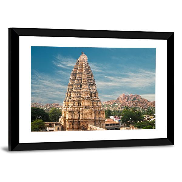 Virupaksha Temple Hampi Canvas Wall Art-3 Horizontal-Gallery Wrap-25" x 16"-Tiaracle