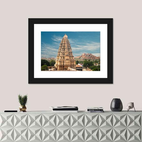 Virupaksha Temple Hampi Canvas Wall Art-3 Horizontal-Gallery Wrap-25" x 16"-Tiaracle