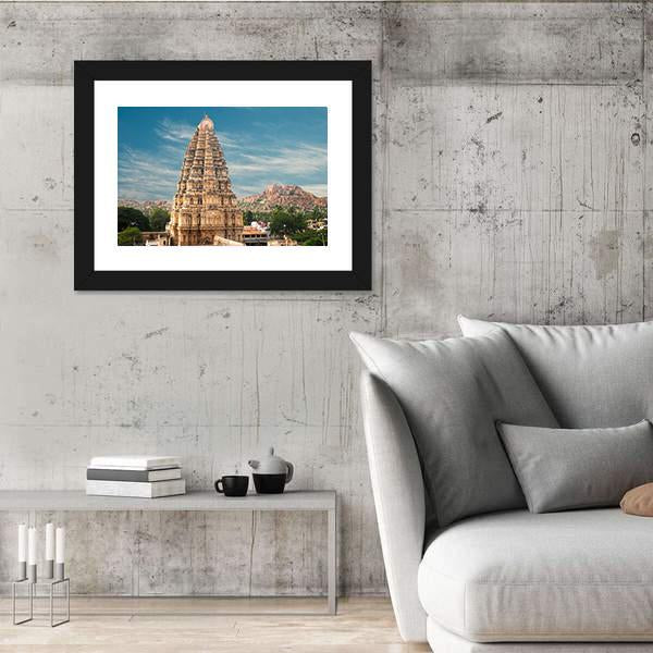 Virupaksha Temple Hampi Canvas Wall Art-3 Horizontal-Gallery Wrap-25" x 16"-Tiaracle