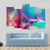 Vivid Color Abstract Dandelion Flower Canvas Wall Art-3 Horizontal-Gallery Wrap-25" x 16"-Tiaracle