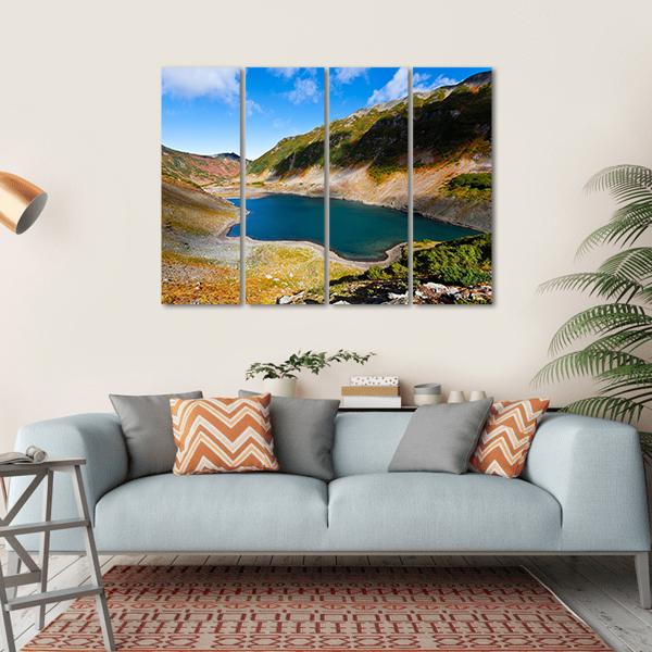 Volcano Landscape With Lake On Kamchatka Russia Canvas Wall Art-4 Horizontal-Gallery Wrap-34" x 24"-Tiaracle