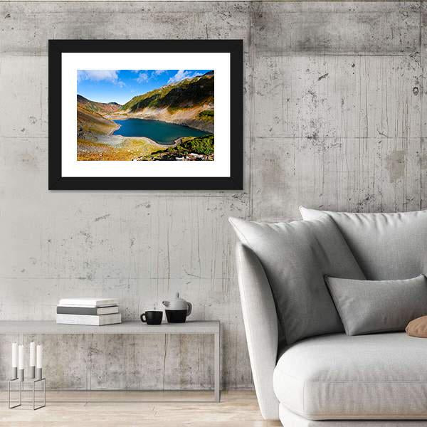 Volcano Landscape With Lake On Kamchatka Russia Canvas Wall Art-3 Horizontal-Gallery Wrap-25" x 16"-Tiaracle