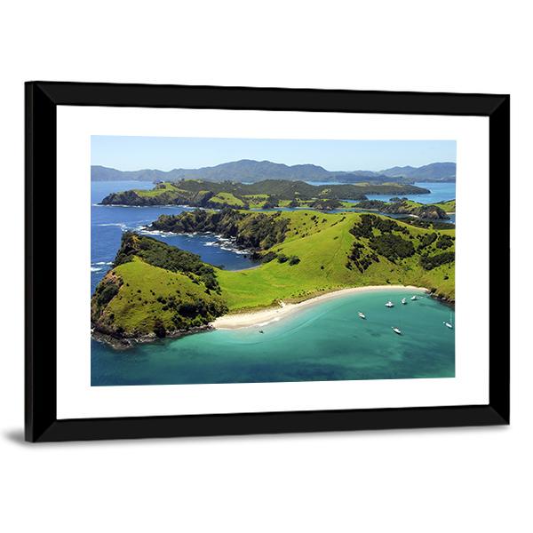 Waewaetorea Island Panoramic Canvas Wall Art-1 Piece-36" x 12"-Tiaracle