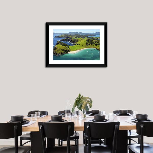 Waewaetorea Island Panoramic Canvas Wall Art-1 Piece-36" x 12"-Tiaracle