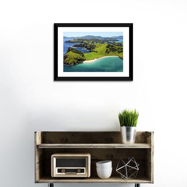 Waewaetorea Island Panoramic Canvas Wall Art-1 Piece-36" x 12"-Tiaracle