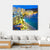 Waikiki Beach In Honolulu Canvas Wall Art-4 Square-Gallery Wrap-17" x 17"-Tiaracle