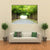 Walkway Flanked On Both Sides With Bamboo Forest Canvas Wall Art-1 Piece-Gallery Wrap-48" x 32"-Tiaracle