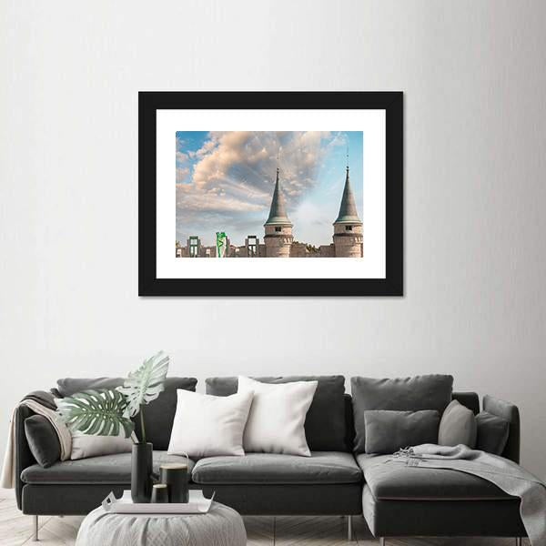 Walls Of Quebec City Canvas Wall Art-3 Horizontal-Gallery Wrap-25" x 16"-Tiaracle
