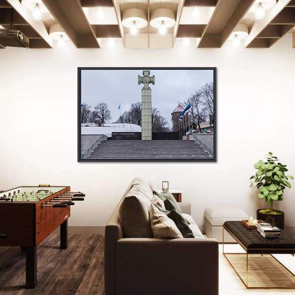 War Of Independence Victory Column Canvas Wall Art-3 Horizontal-Gallery Wrap-25" x 16"-Tiaracle