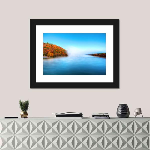 Warm Waters Of The Arkansas River Canvas Wall Art-1 Piece-Framed Print-20" x 16"-Tiaracle