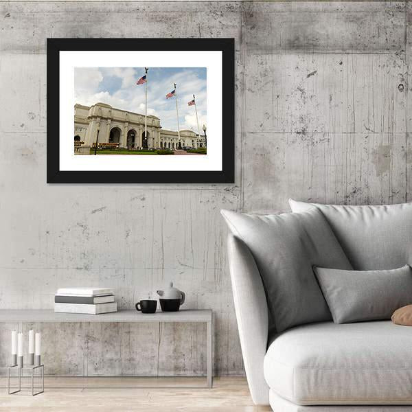 Washington Union Station Canvas Wall Art-3 Horizontal-Gallery Wrap-25" x 16"-Tiaracle