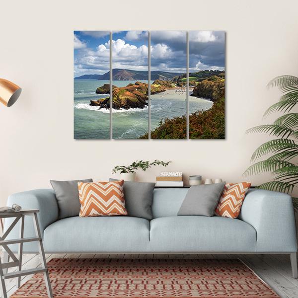 Water Mouth Bay Canvas Wall Art-4 Horizontal-Gallery Wrap-34" x 24"-Tiaracle