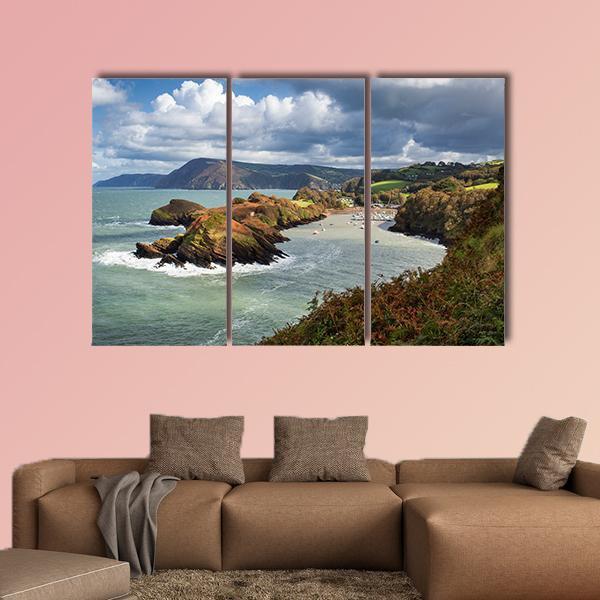 Water Mouth Bay Canvas Wall Art-3 Horizontal-Gallery Wrap-37" x 24"-Tiaracle
