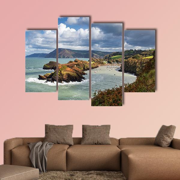 Water Mouth Bay Canvas Wall Art-4 Pop-Gallery Wrap-50" x 32"-Tiaracle