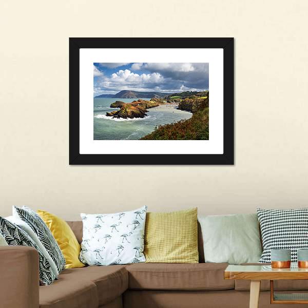 Water Mouth Bay Canvas Wall Art-1 Piece-Framed Print-20" x 16"-Tiaracle
