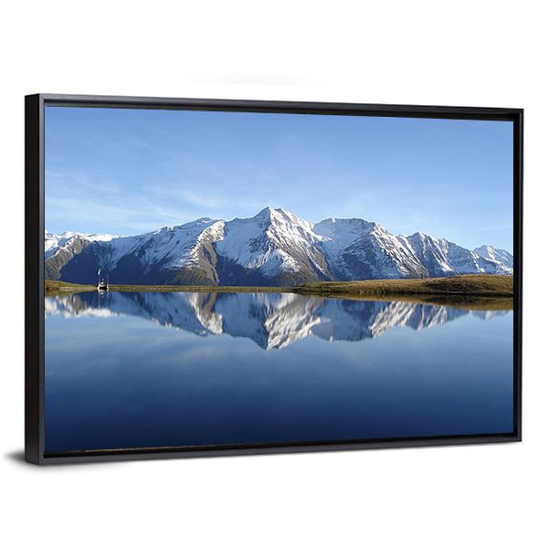 Bettmersee Lake Switzerland Canvas Wall Art-3 Horizontal-Gallery Wrap-25" x 16"-Tiaracle