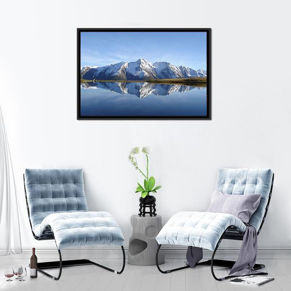 Bettmersee Lake Switzerland Canvas Wall Art-3 Horizontal-Gallery Wrap-25" x 16"-Tiaracle